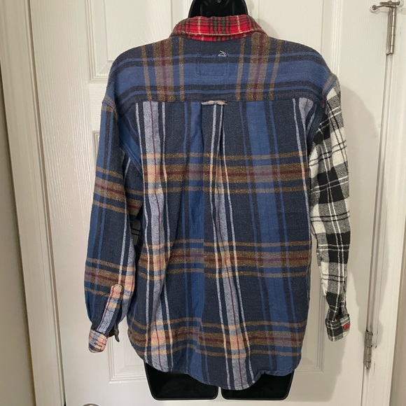 Vintage Mixed Plaid Flannel - Picture 4 of 9